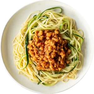 Massa à bolonhesa de frango com extra proteína